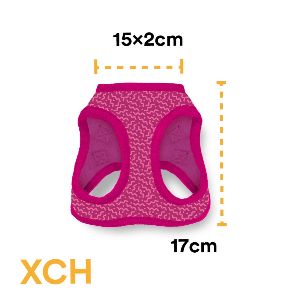 Pechera para Perro con Diseños Divertidos Full Print, color Fucsia - Extra Chica - tienddy.com
