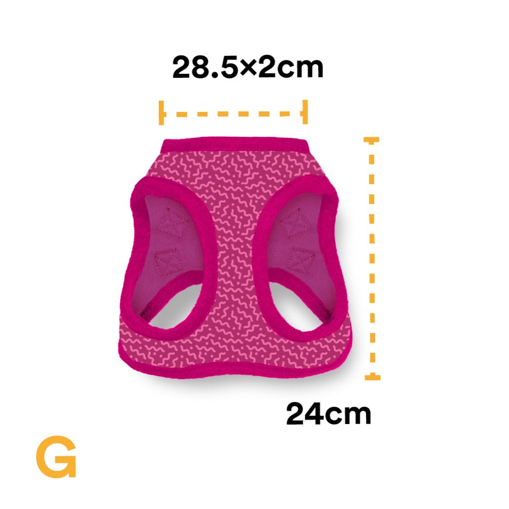 Pechera para Perro con Diseños Divertidos Full Print, color Fucsia - Grande - tienddy.com