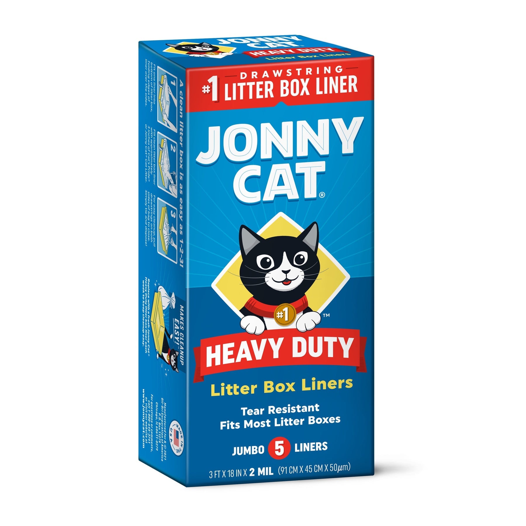 Jonny Cat Bolsas para Caja de Arena para Gato - 5pz - tienddy.com