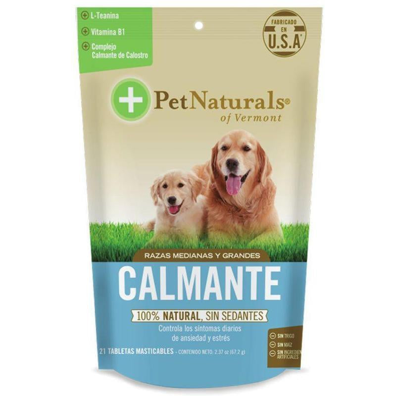 Calmantes para Perros, Pet Naturals, 21 pastillas - Razas Medianas y Grandes - tienddy.com