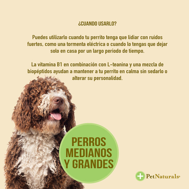 Calmantes para Perros, Pet Naturals, 21 pastillas - Razas Medianas y Grandes - tienddy.com