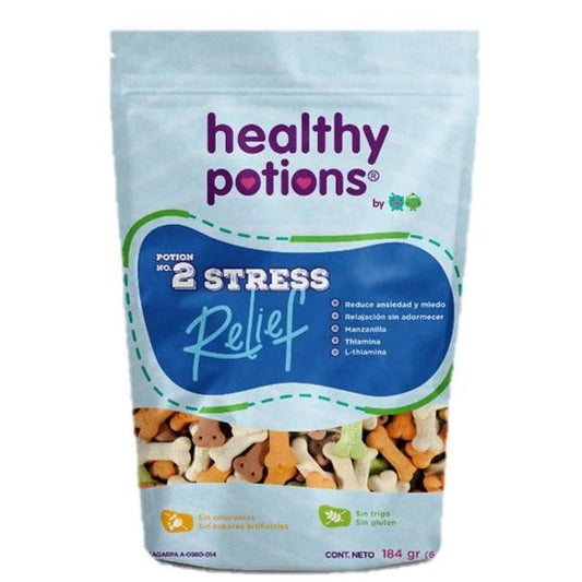 Premio para Perro Healthy Potions, 85 g. - Stress Relief - tienddy.com