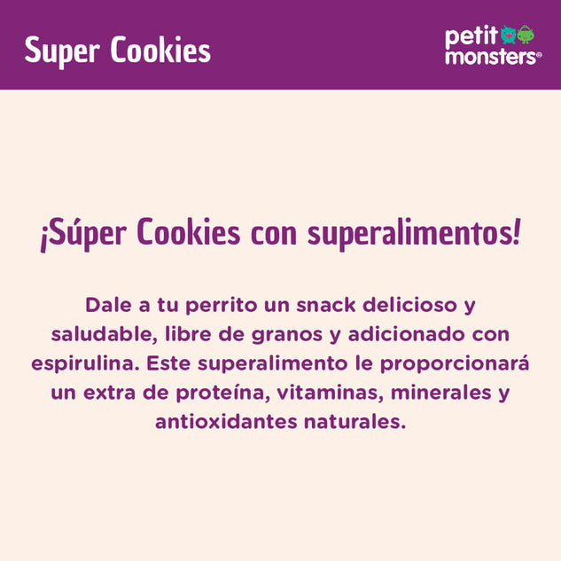 Super Cookies Premios para Perros, 200 g. - Razas pequeñas - tienddy.com
