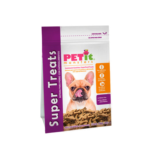 Super Treats Petit Monsters para Perros, 180 g. - tienddy.com