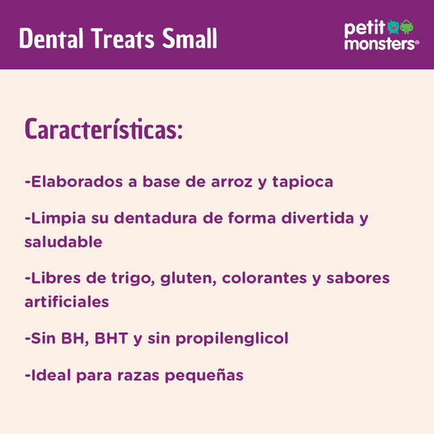 Super Dental Treats Razas Chicas, 170 g.