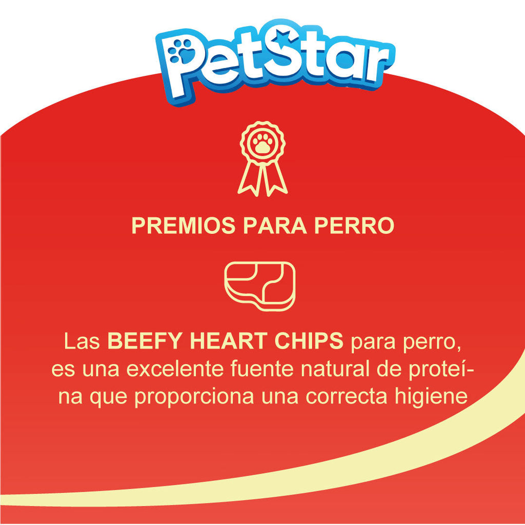 Premios para Perro True Bites, 80 g. - Beefy Heart Chips - tienddy.com