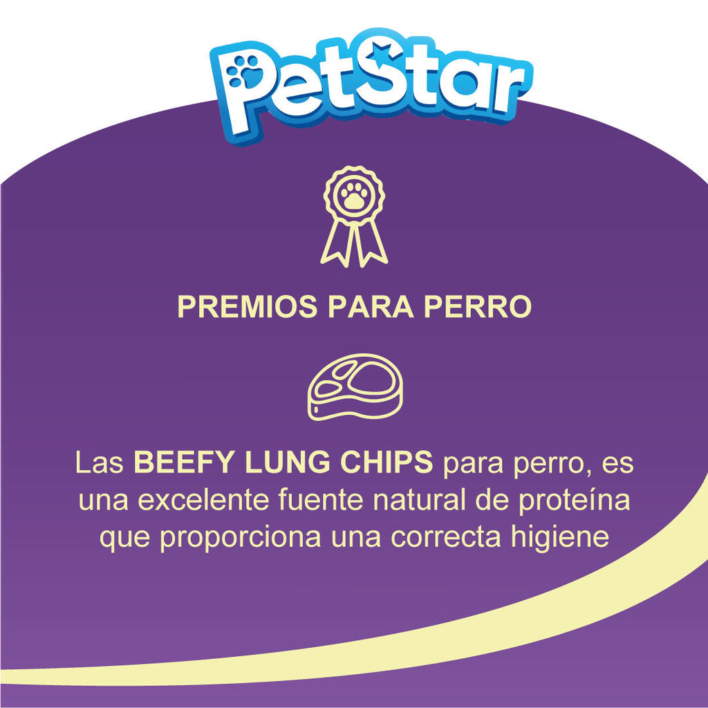 Premios para Perro True Bites, 80 g. - Beefy Lung Chips - tienddy.com