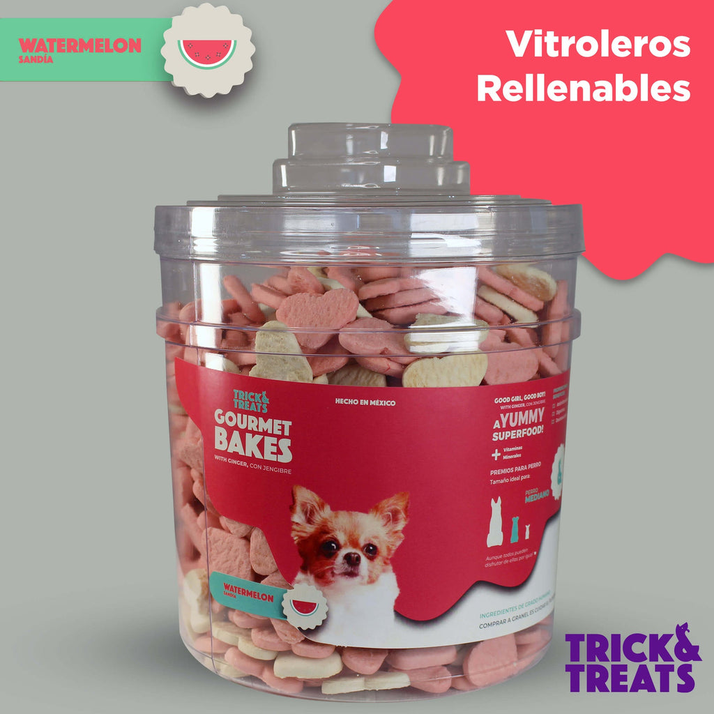 Bote para Galletas Trick & Treats, (No incluye galletas) - Sandia - tienddy.com
