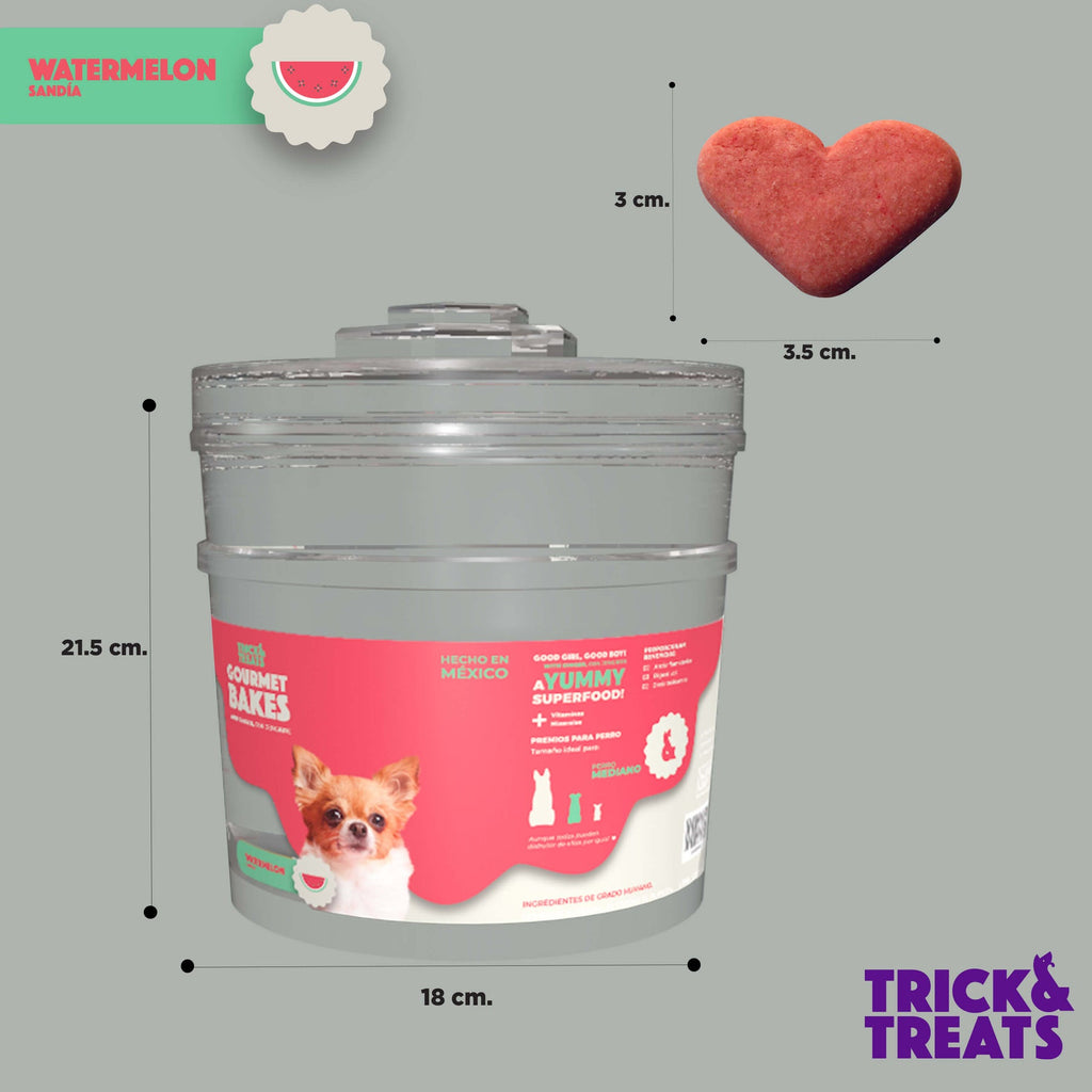 Bote para Galletas Trick & Treats, (No incluye galletas) - Sandia - tienddy.com