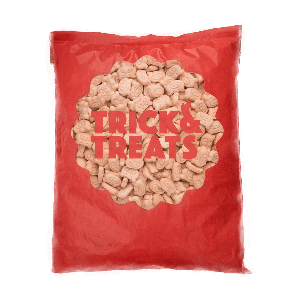 Galleta Gourmet para Perros Trick & Treats, 1 Kg. - Cerdito Agridulce - tienddy.com