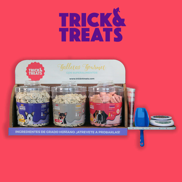 Galleta Gourmet para Perros Trick & Treats, 1 Kg. - Cerdito Agridulce - tienddy.com