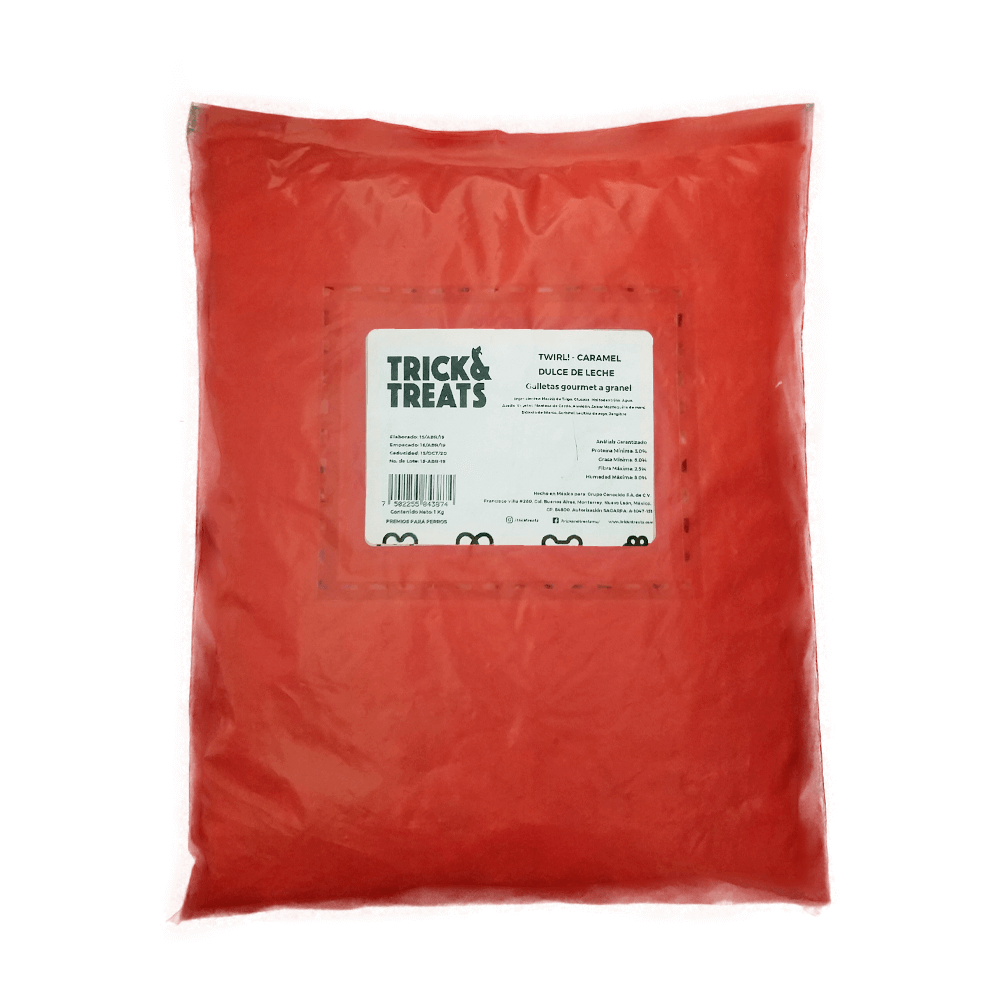 Galleta Gourmet para Perros Trick & Treats, 1 Kg. - Dulce de Leche - tienddy.com