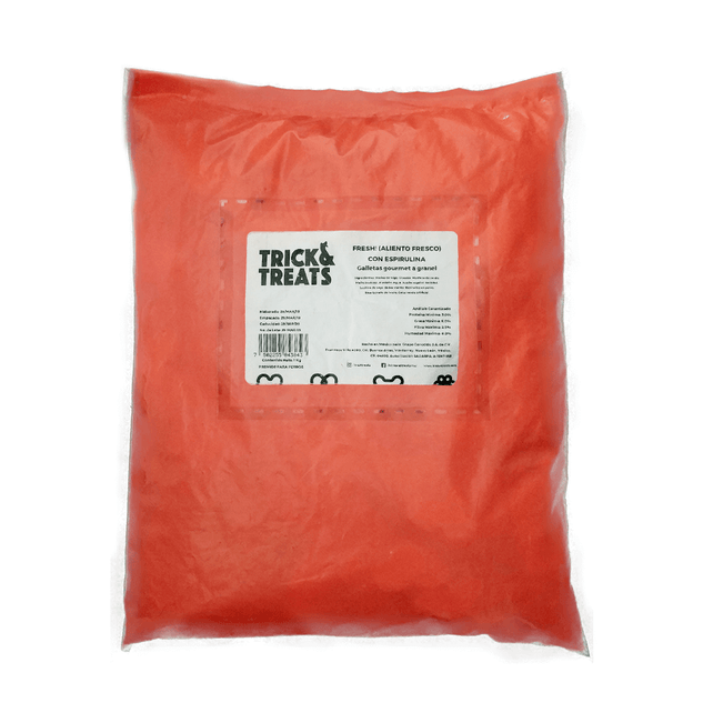 Galleta Gourmet Para Perros Trick & Treats, 1 Kg. - Fresh! Aliento Fresco - tienddy.com