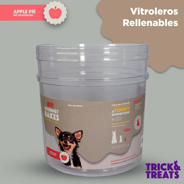 Galleta Gourmet Para Perros Trick & Treats, 1 Kg. - Pay de Manzana - tienddy.com