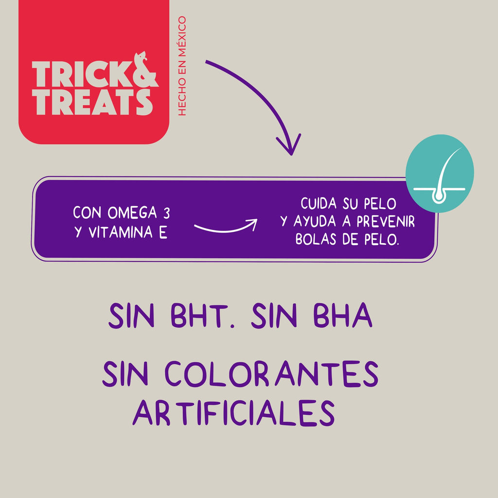 Purrs premios para gato, Tricks & Treats, 80 g. - Atún - tienddy.com