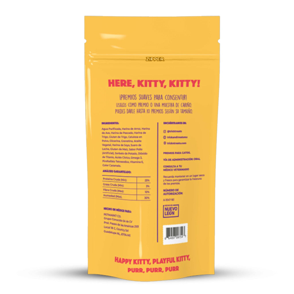 Purrs premios para gato, Tricks & Treats, 80 g. - Pollo - tienddy.com