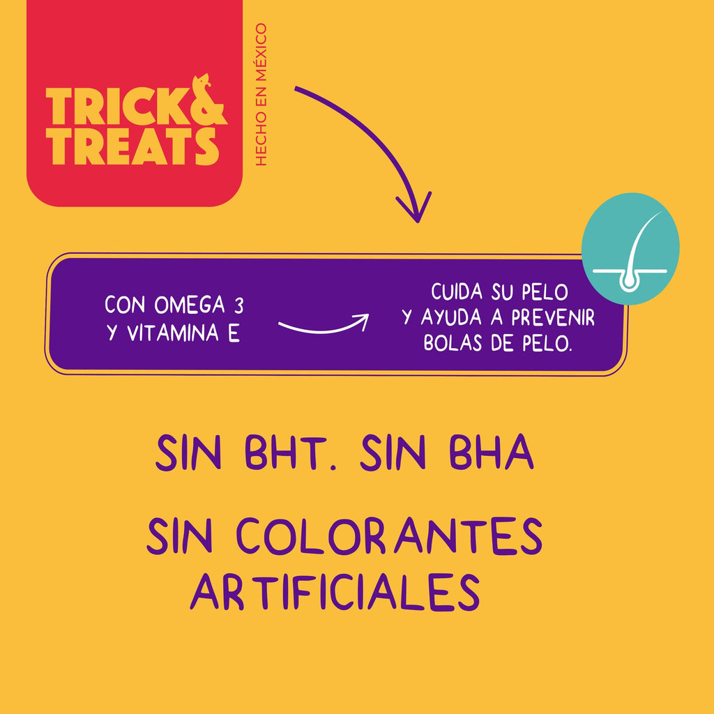 Purrs premios para gato, Tricks & Treats, 80 g. - Pollo - tienddy.com