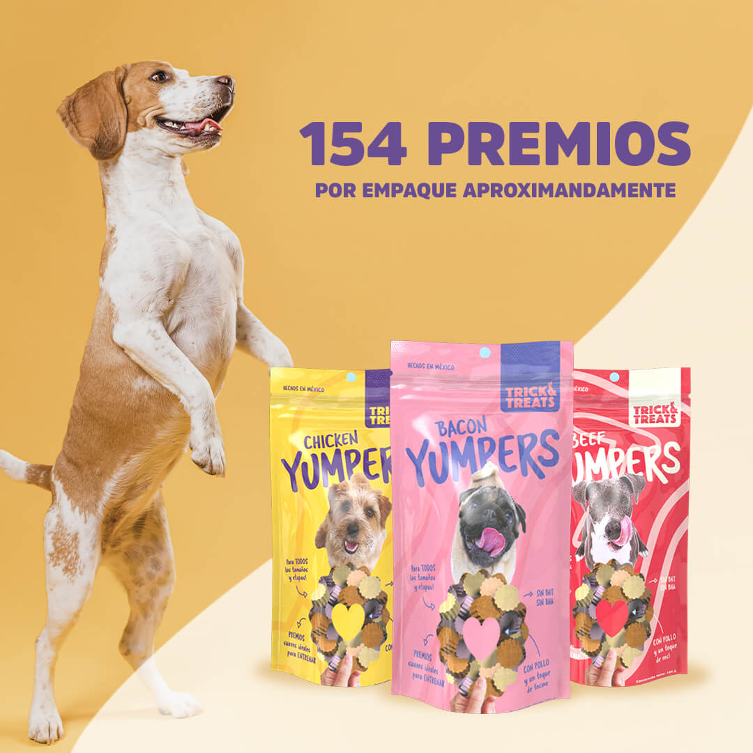 Yumpers de Trick & Treats, 100 g. - Pollo - tienddy.com