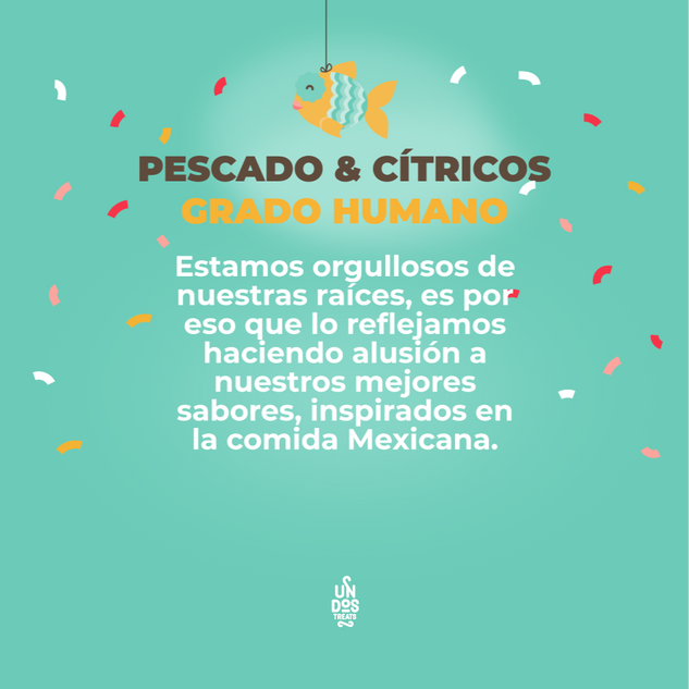 Un dos Treats Baked Biscuits Piñata, Galletas Horneadas - Pescado y Citricos - tienddy.com