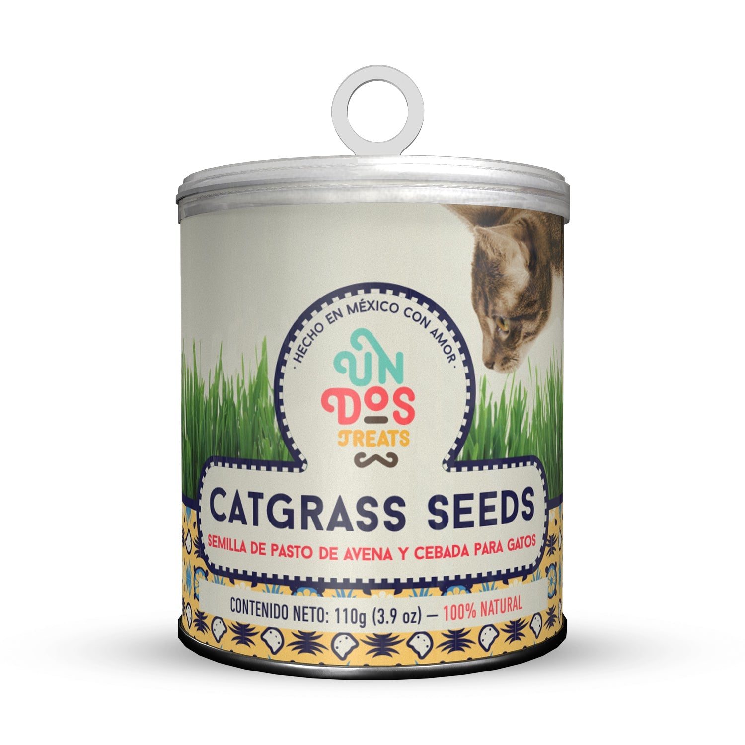 Semillas de Pasto para Gatos Catgrass Seeds, 110 g. - Avena y Cebada - tienddy.com