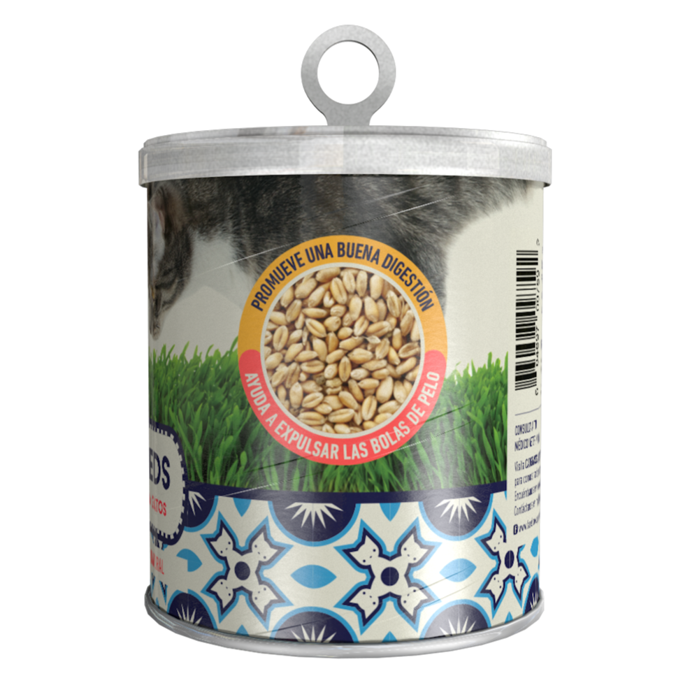 Semillas de Pasto para Gatos Catgrass Seeds, 150 g. - Trigo - tienddy.com