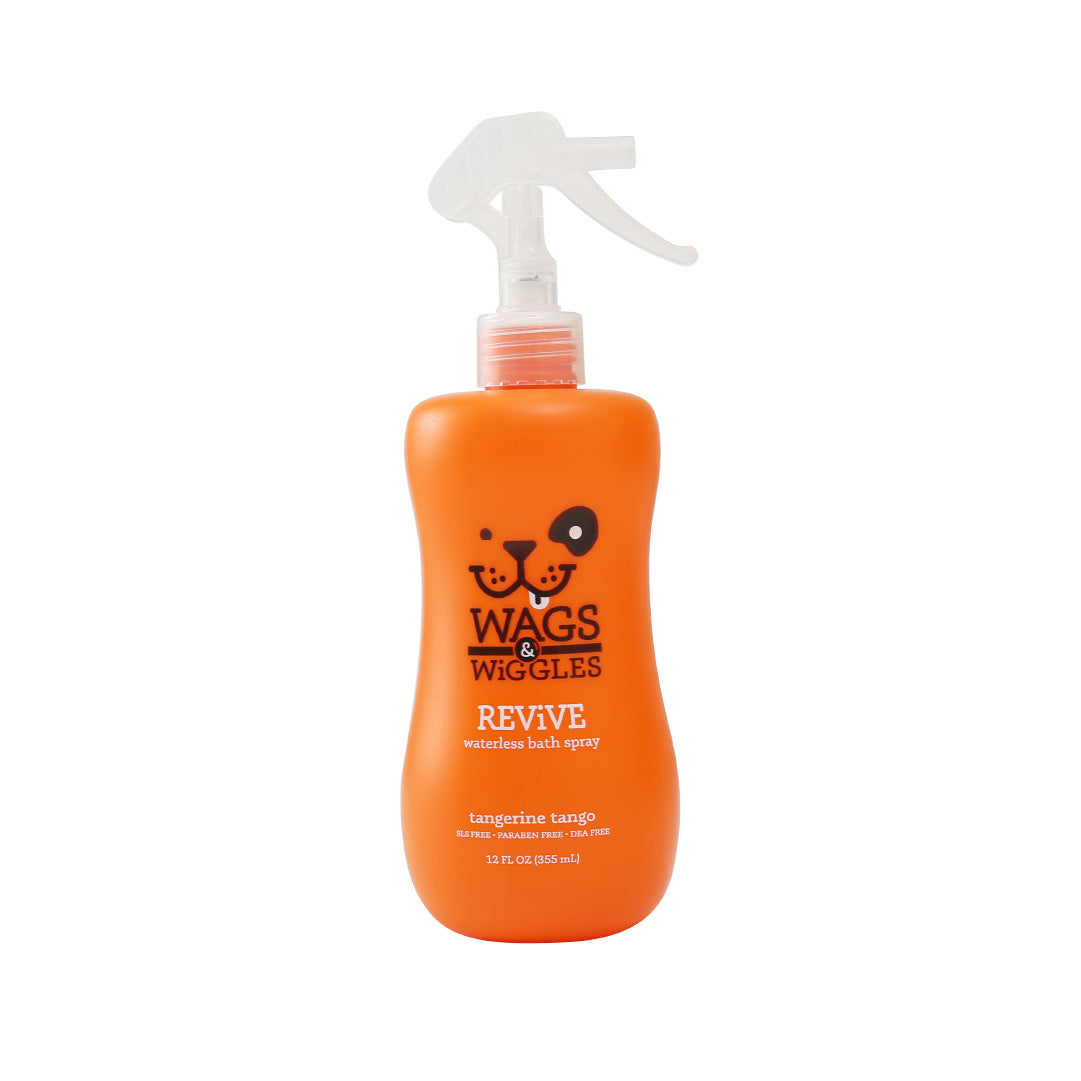 Shampoo seco en spray Wags & Wiggles, Aroma Frutado, 355 ml. - Para Perros - tienddy.com