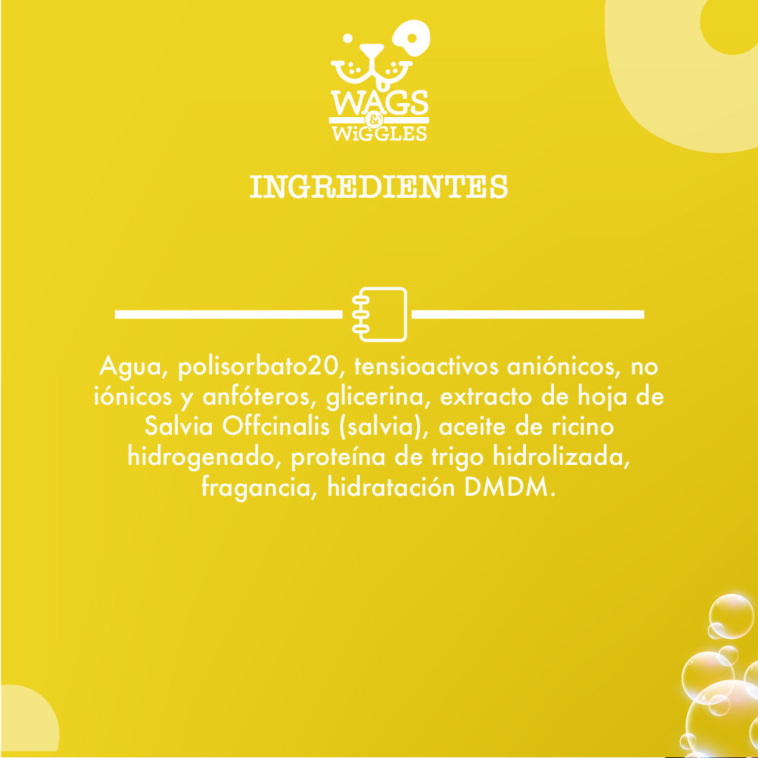 Shampoo seco en spray Wags & Wiggles, Aroma Piña, 355 ml. - Para Gatos - tienddy.com